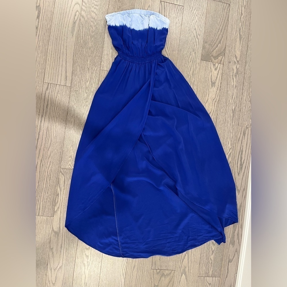 Guess:  100% Silk Strapless Dress